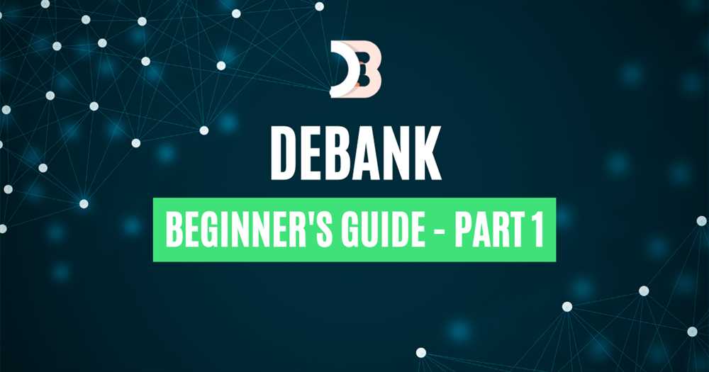 Overview of DeBank's Crypto and DeFi Portfolio