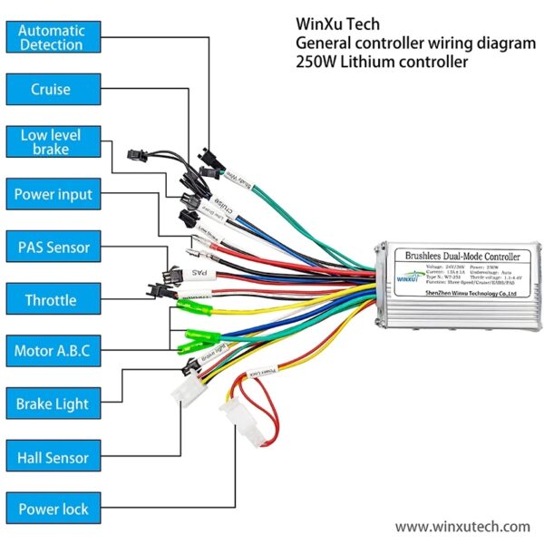 36 Volt E Bike Controller Wiring Diagram