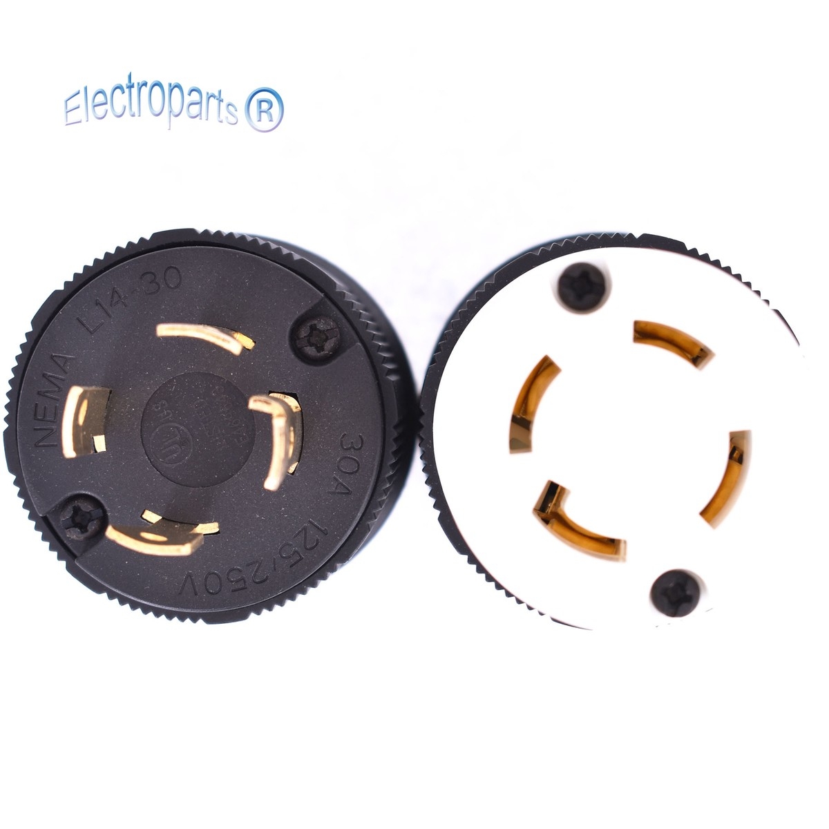 30Amp 125 250V Volt Male Female Twist Lock 4 Wire Plug Nema L14 30 Receptacle EBay