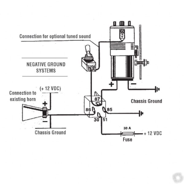 Air Horn Wiring Diagram With Relay