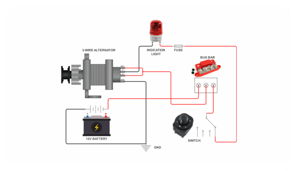 Wiring Diagram For One Wire Alternator