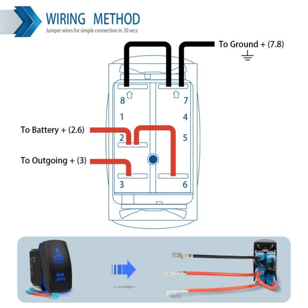 Wiring Diagram For 5 Pin Rocker Switch