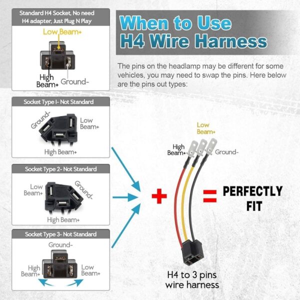 3 Wire Headlight Wiring Diagram