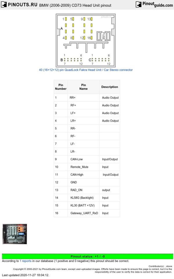 2008 Bmw 328Xi Radio Harness Wiring Diagram