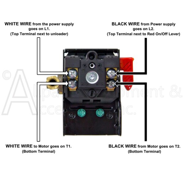 Wiring Diagram Air Compressor Pressure Switch