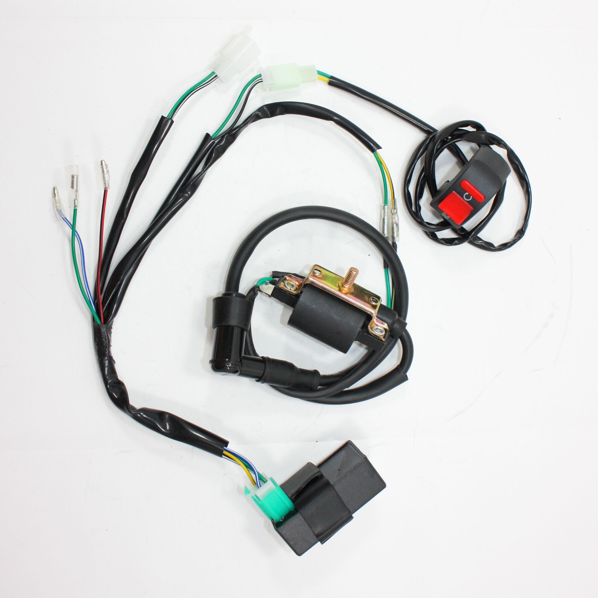 Complete Kick Start Engine Wire Wiring Harness Loom Kit 125cc PIT PRO Dirt Bike Blygo Complete Kick Start Engine Wire Wiring Harness Loom Kit 125cc PIT PRO Dirt Bike Blygo