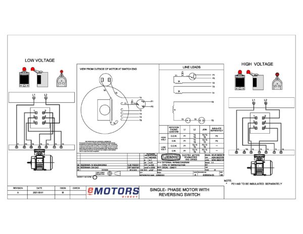 Wiring A Reversing Switch For 480 B Motor Diagram