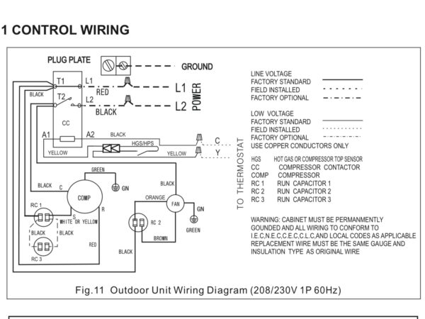 A C Capacitor Wiring Diagram