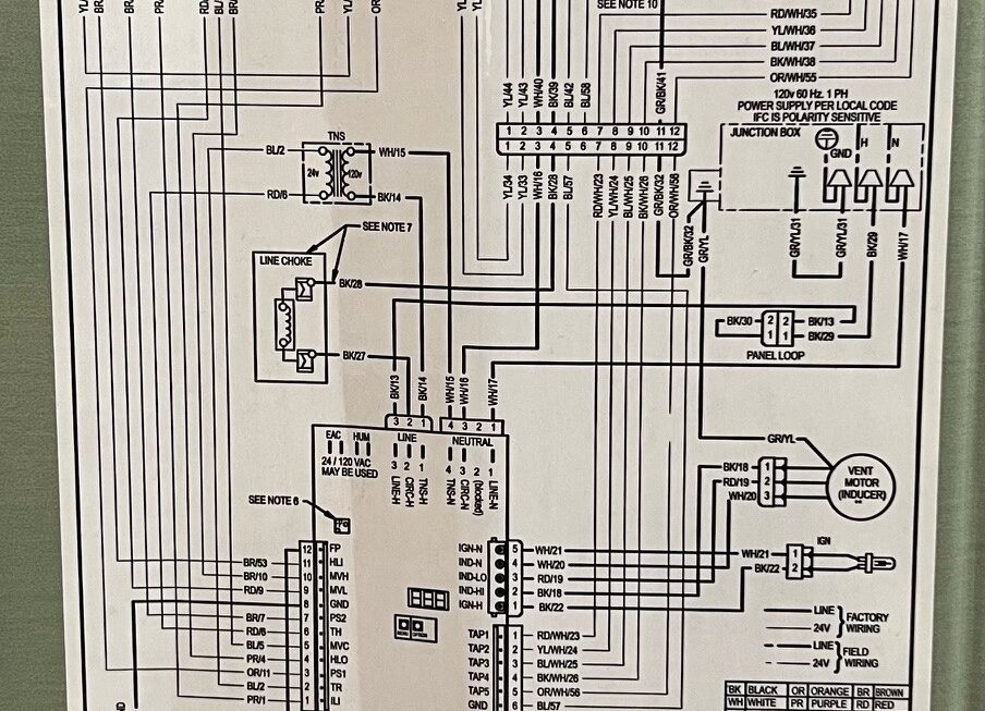 Electrical Furnace Wiring Diagram HUM 120 VAC Or 24 VAC Can Be Used Home Improvement Stack Exchange