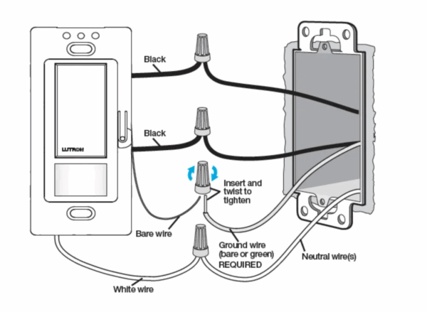 Lutron Motion Sensor Switch Wiring Diagram