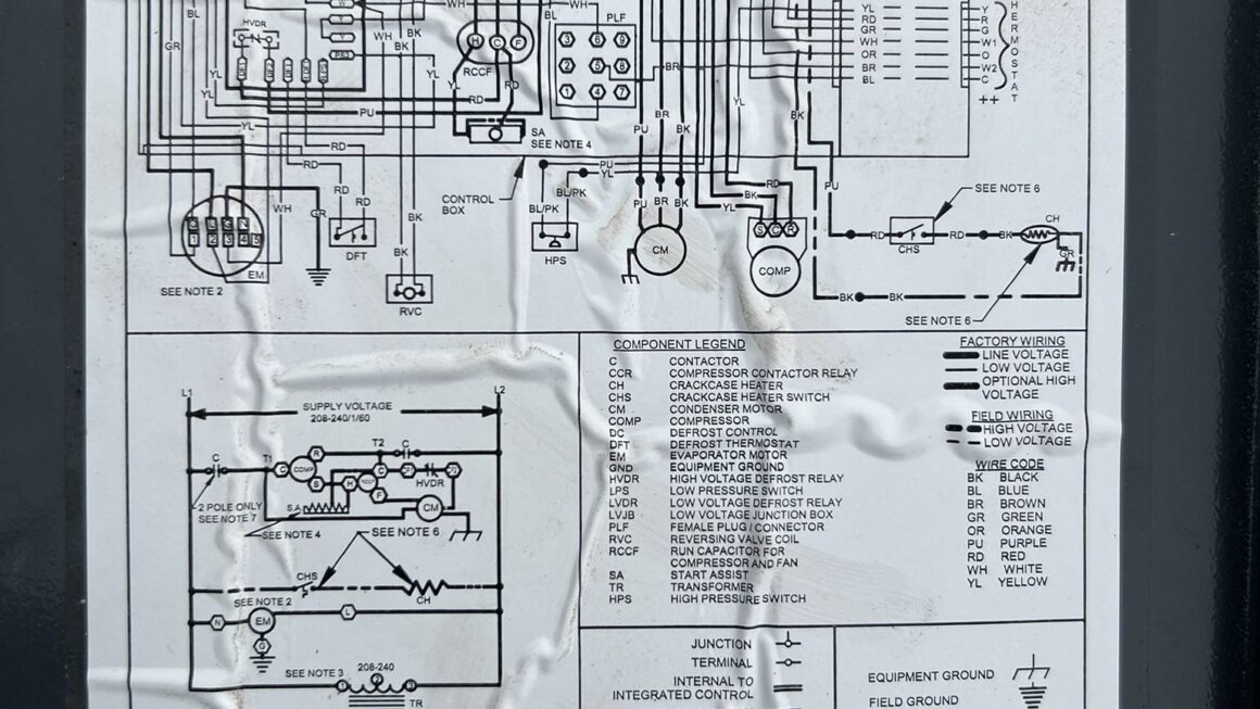 Electrical Where Do I Connect My Unused C Wire To My Goodman Heat Pump Home Improvement Stack Exchange