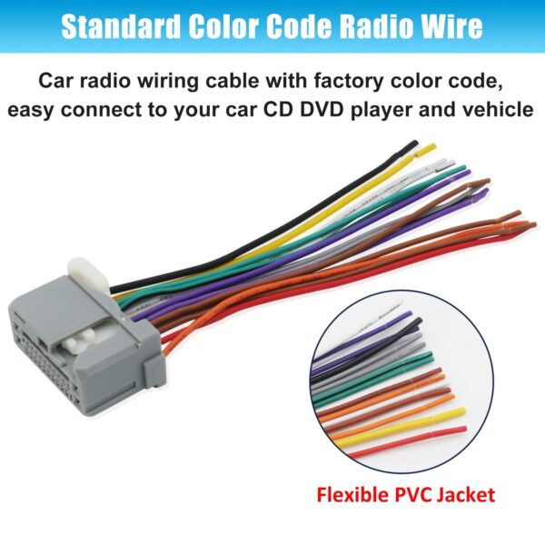 Diagram Factory Wiring Harness Honda Radio Wiring Color Code