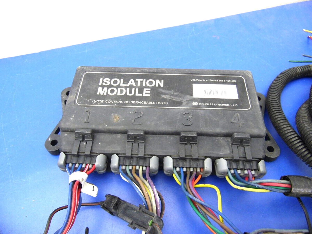 Fisher Minute Mount 2 Snowplow 4 Port Snow Plow Wiring Harness USED EBay Fisher Minute Mount 2 Snowplow 4 Port Snow Plow Wiring Harness USED EBay