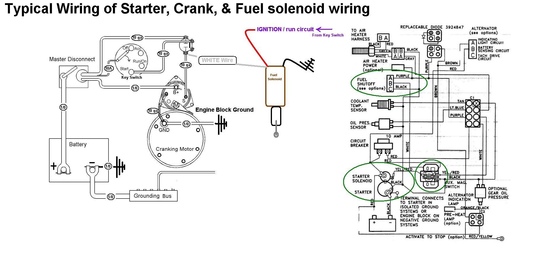 12V Starter Solenoid Wiring Diagram