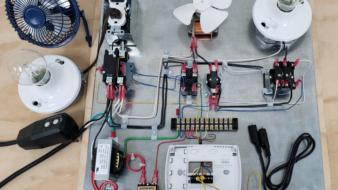 HVAC Electrical Training Board For Wiring Components Wiring Diagrams Troubleshooting