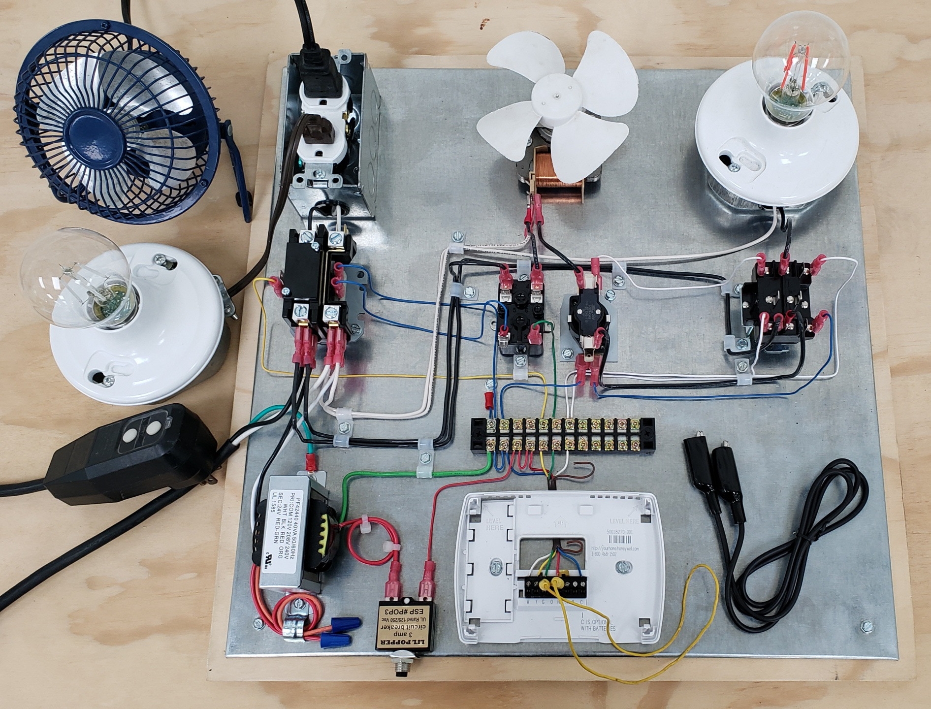 HVAC Electrical Training Board For Wiring Components Wiring Diagrams Troubleshooting HVAC Electrical Training Board For Wiring Components Wiring Diagrams Troubleshooting