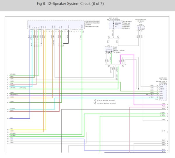 Alpine Ilx-W650 Wiring Diagram