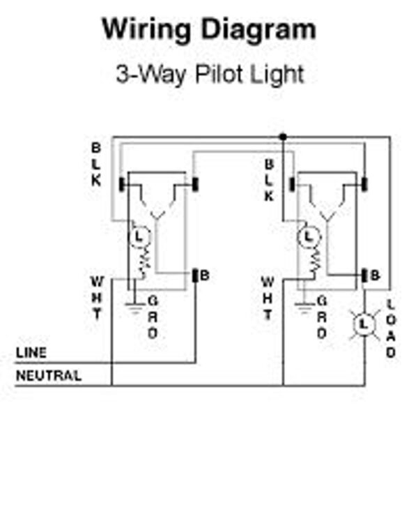 Leviton 3 Way Lighted Switch Wiring Diagram