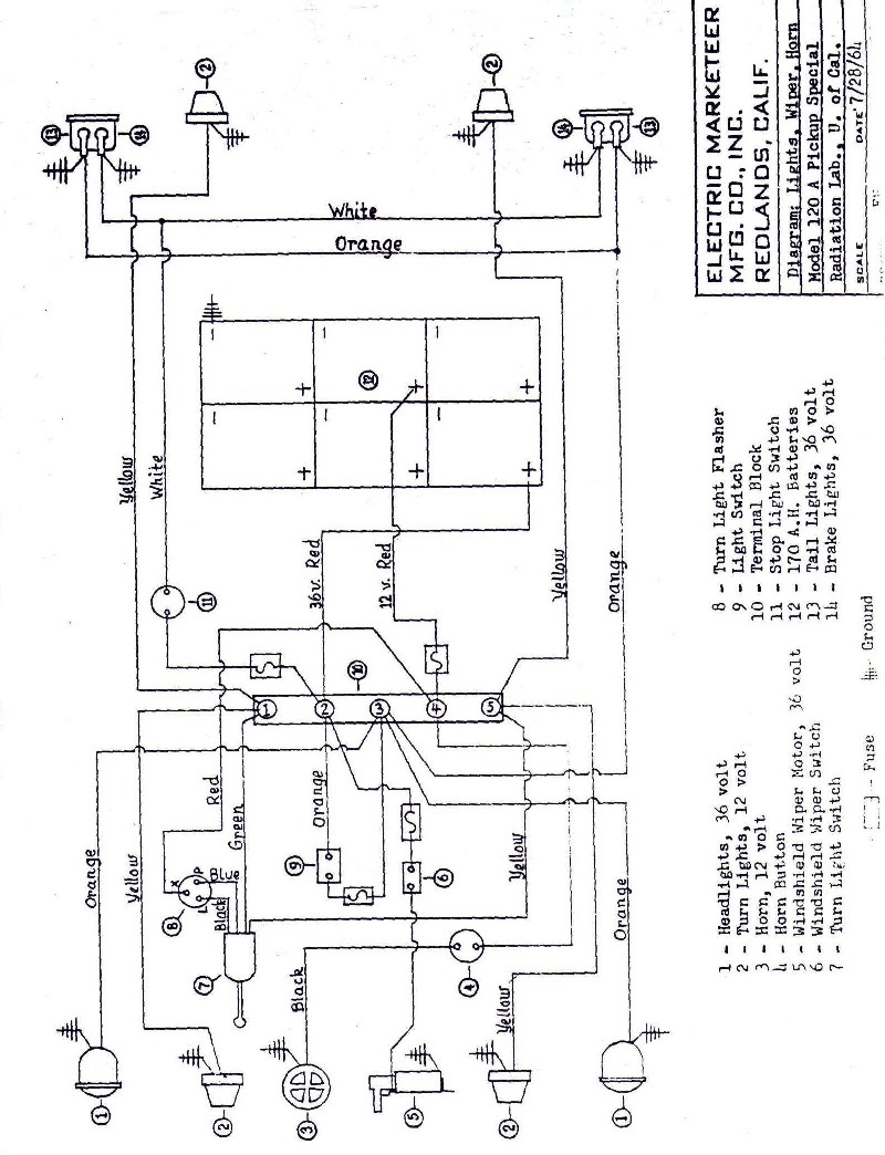 Marketeer Wiring Diagram Cartaholics Golf Cart Forum Marketeer Wiring Diagram Cartaholics Golf Cart Forum