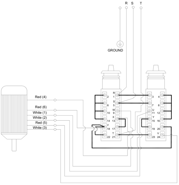 Three Phase 3 Phase Drum Switch Wiring Diagram