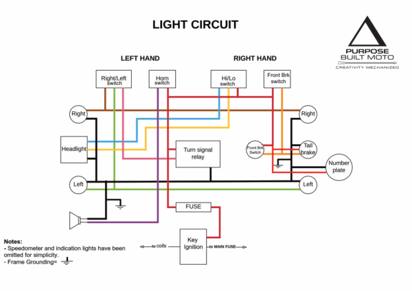 Electrical Wiring Diagram Of Motorcycle