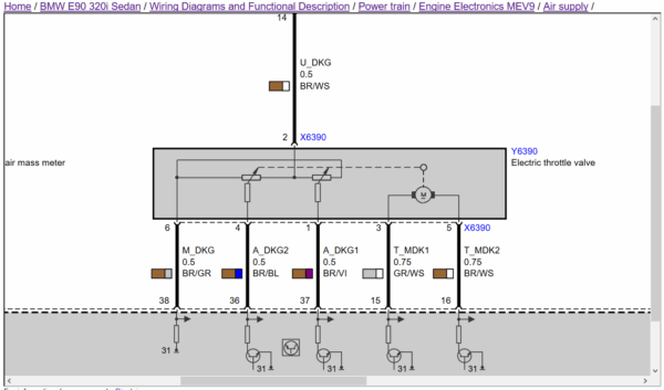 2008 Bmw E 90 N51 Dme Wiring Diagram