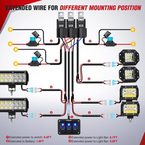 Nilight Rocker Switch Wiring Diagram