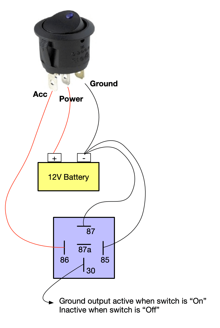 On Off Switch U0026 LED Rocker Switch Wiring Diagrams Oznium