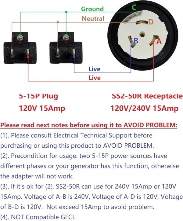 3 Prong Generator Plug Wiring Diagram