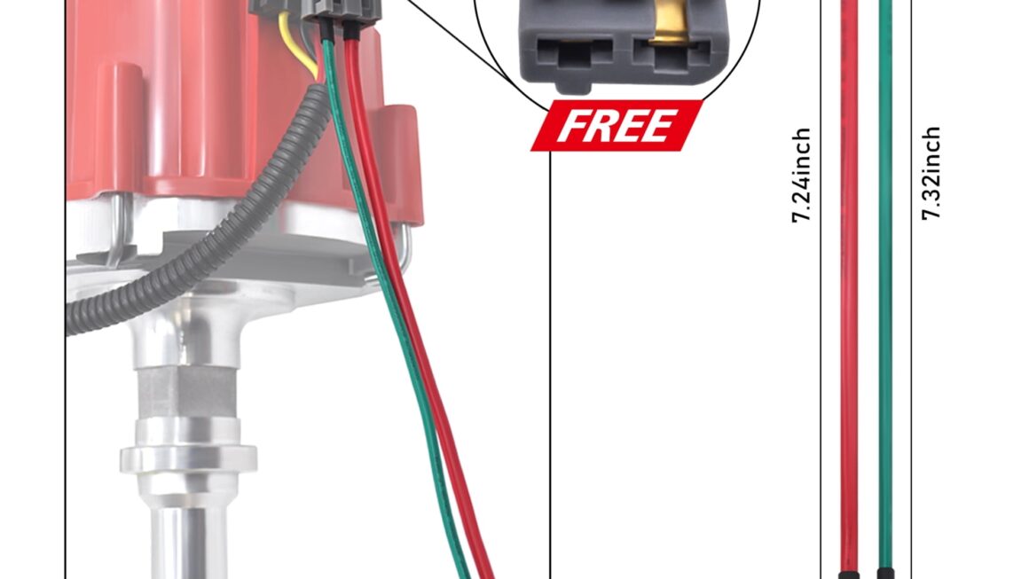 Performance Master GM08 HEI Distributor U0026 Ignition Wires 65K Volt 9000RPM For Chevy V8 350 454 SBC