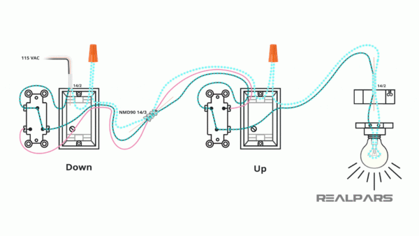 Two Way Electrical Switch Wiring Diagram