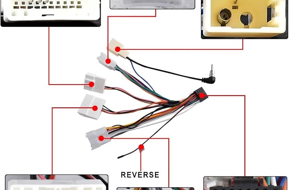 UNITOPSCI Radio Wire Harness For Toyota Corolla Car Radio Wiring Adapter 16 Pin Power Cord With Speaker Connector Reverse Wire Harness For Aftermarket Stereo Installation Kit Non JBL System Amazon ae Electronics