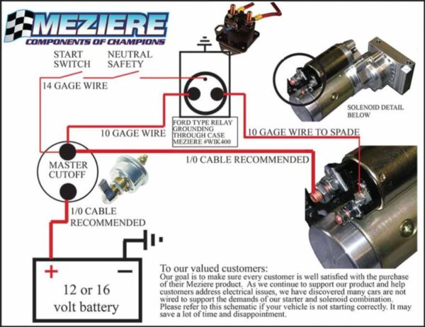 12V Starter Solenoid Wiring Diagram