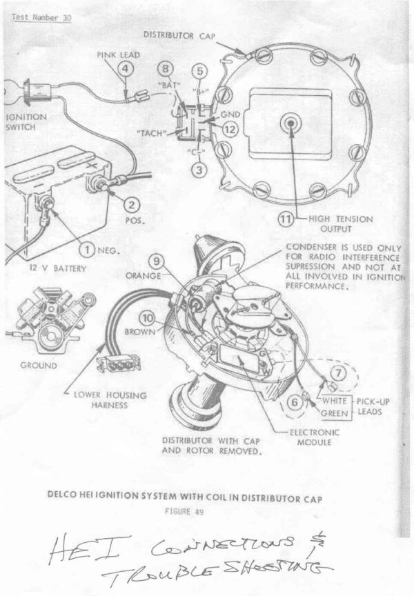 2 Wire Hei Distributor Wiring Diagram