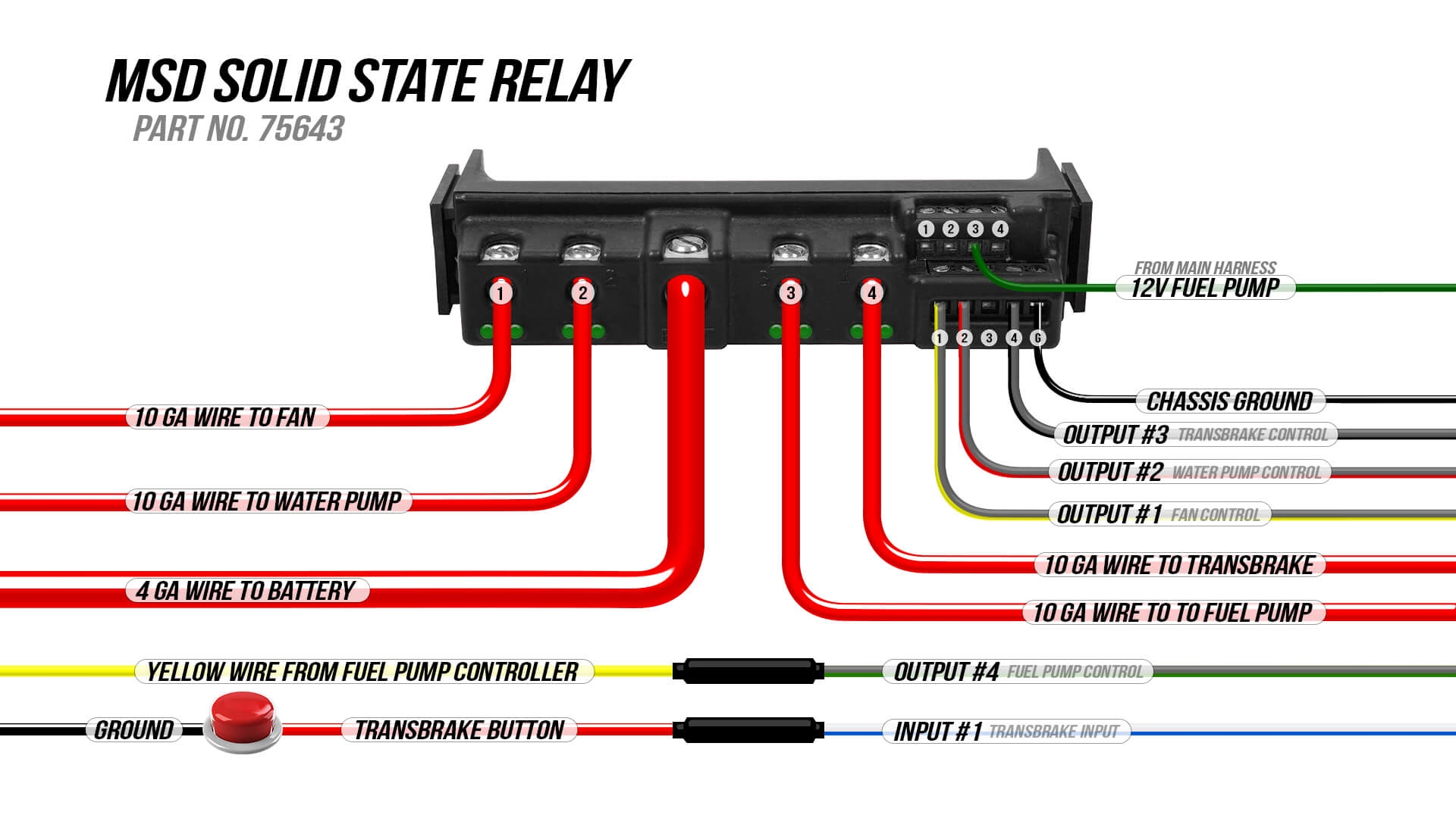 Wiring Diagram MSD Solid State Relay 1985 Ford Mustang Holley My Garage Wiring Diagram MSD Solid State Relay 1985 Ford Mustang Holley My Garage