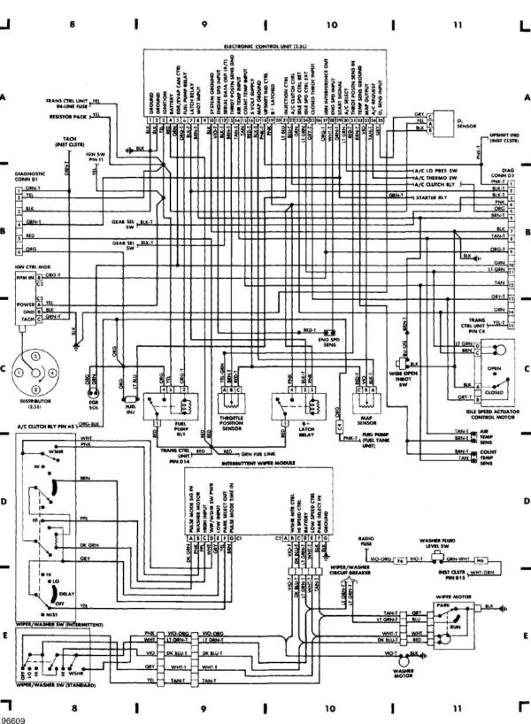 1987 Jeep Entire Under Hood Wiring Diagram